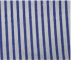 Load image into Gallery viewer, Made-to-Order Anaya Popover Dress in Blue Small Bengal Stripe Poplin