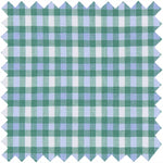 Load image into Gallery viewer, Made-to-Measure Shirt in Green/Sky/White Check Poplin