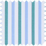 Load image into Gallery viewer, Made-to-Measure Shirt in Bluegrass/Sky Multi Stripe Poplin