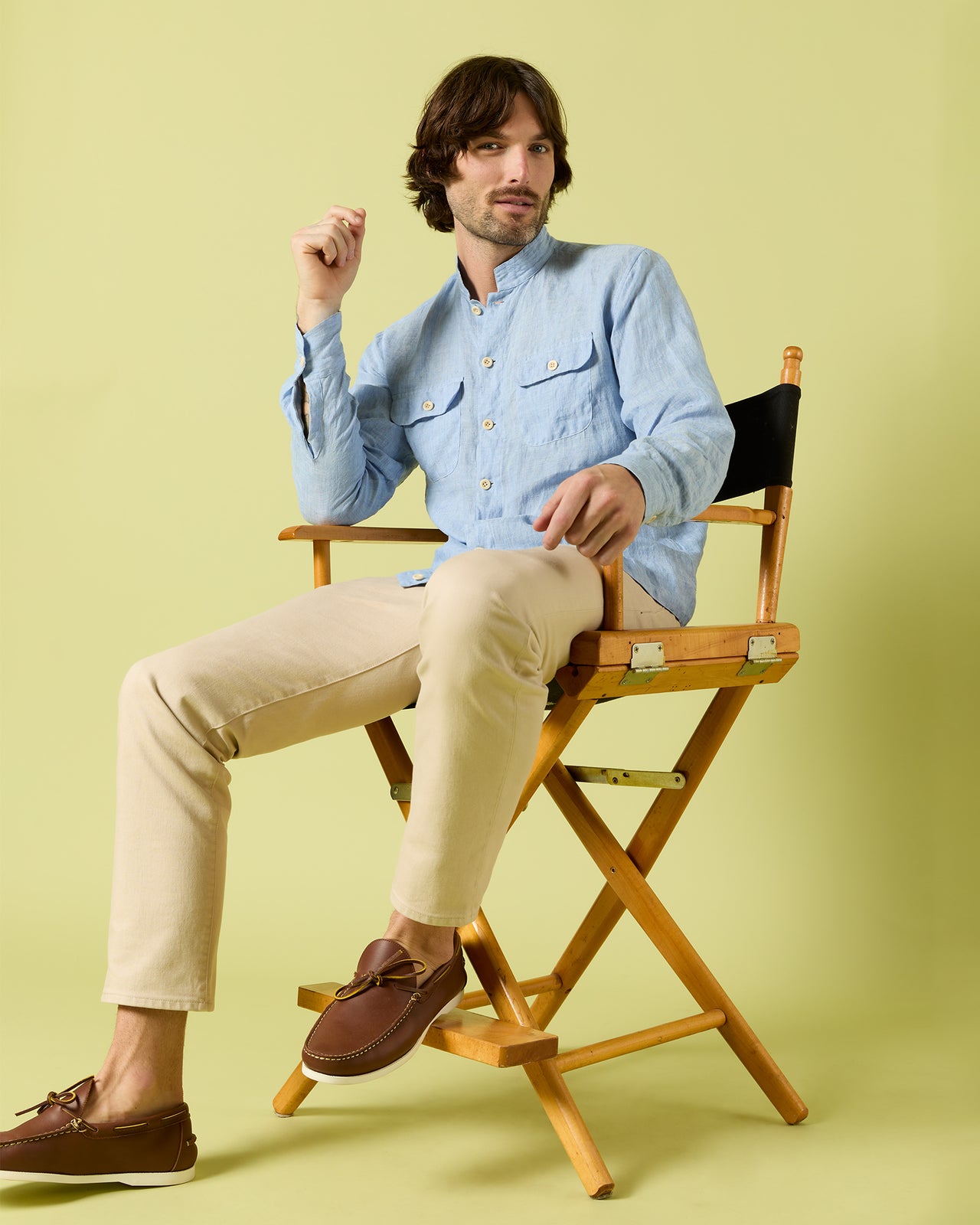 Camp Moccasin in Bourbon Leather