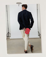 Load image into Gallery viewer, Side-Tab Dress Trouser in Ivory Cotolino Canvas