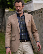 Load image into Gallery viewer, Virgil No. 3 Jacket in Mocha/Oat Hopsack