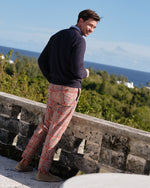 Load image into Gallery viewer, Beach Crewneck Sweater in Navy Cotton/Linen
