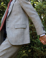 Load image into Gallery viewer, Dress Trouser in Chocolate/Bone Glen Plaid Tweed