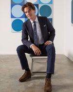 Load image into Gallery viewer, Virgil No. 2 Jacket in Navy Monk's Cloth