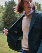 Load image into Gallery viewer, Ghost Blazer in Forest Wool Hopsack