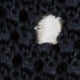 Silk Knit Tie in Navy/White Dot