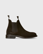 Load image into Gallery viewer, Chelsea Boot in Bitter Chocolate Suede