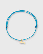 Load image into Gallery viewer, Small Precious Fish Charm Bracelet in Gold/Diamond/Assorted Color Cord