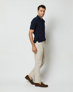 Load image into Gallery viewer, Rally Polo Sweater in Navy Cotton