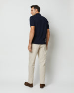 Load image into Gallery viewer, Rally Polo Sweater in Navy Cotton