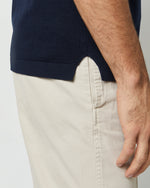 Load image into Gallery viewer, Rally Polo Sweater in Navy Cotton