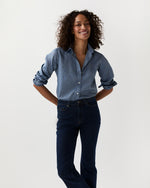 Load image into Gallery viewer, Icon Shirt in Indigo Cotolino Chambray