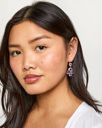 Load image into Gallery viewer, Small Gabrielle d'Estrées Earrings in Amethyst