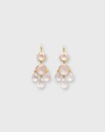 Load image into Gallery viewer, Gabrielle D'Estrees Earrings in Rose Quartz