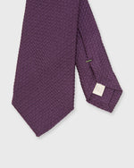 Load image into Gallery viewer, Silk Grosso Grenadine Tie in Eggplant