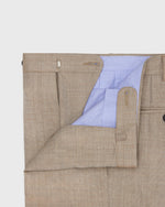 Load image into Gallery viewer, Dress Trouser in Wheat Wool Hopsack
