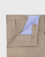 Load image into Gallery viewer, Dress Trouser in Wheat Wool Hopsack