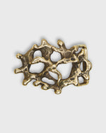 Load image into Gallery viewer, Coral Belt Buckle in Brass