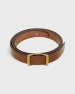 Load image into Gallery viewer, 1" Reversible Conroy Belt in Medium Brown Bridle