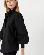 Load image into Gallery viewer, Anaya Popover Shirt in Black Poplin