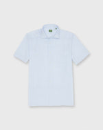 Load image into Gallery viewer, Guayabera Shirt with Hem Pockets in Sky Cotolino