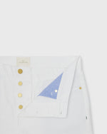 Load image into Gallery viewer, Slim Straight 5-Pocket Pant in White Garment-Dyed Canvas