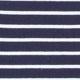Long-Sleeved Boatneck Tee in Navy/White Stripe Jersey