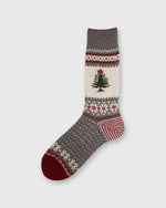 Load image into Gallery viewer, Ho! Ho! Ho! Socks in Grey