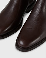 Load image into Gallery viewer, Chelsea Boot in Dark Brown Utah Grain Calfskin
