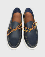 Load image into Gallery viewer, Camp Moccasin in Navy Leather
