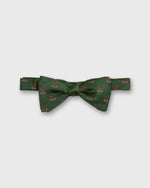Load image into Gallery viewer, Silk Bow Tie in Green Fox