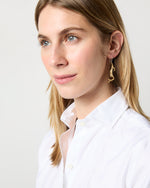 Load image into Gallery viewer, Sea Algea Earrings in Tumbaga