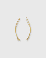 Load image into Gallery viewer, Rattlesnake Rib Earrings in Vermeil