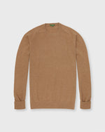 Load image into Gallery viewer, Classic Crewneck Sweater in Camel Cashmere
