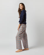 Load image into Gallery viewer, Pajama Pant in Orange/Green/Blue Betsy Berry Liberty Fabric
