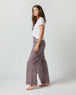 Load image into Gallery viewer, Pajama Pant in Pink/Sky/Green Floral Affair Liberty Fabric