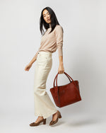 Load image into Gallery viewer, Zoe Tote in English Tan Leather