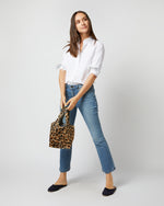 Load image into Gallery viewer, Paola Bucket Bag in Painterly Leopard Printed Pony