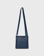Load image into Gallery viewer, Crossbody Pouch in Space Blue Leather