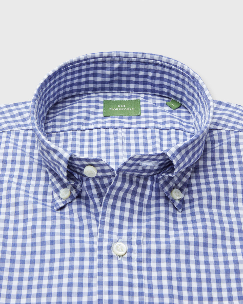 Sid Mashburn shops Marquez Seersucker 4 Pocket Shirt Button Down Small Cotton Plaid