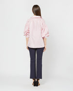 Load image into Gallery viewer, Iris Top in Light Pink Silk Taffeta
