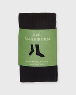 Load image into Gallery viewer, Over-The-Calf Dress Socks in Black Extra Fine Merino