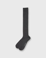 Load image into Gallery viewer, Over-The-Calf Dress Socks in Heather Grey Extra Fine Merino