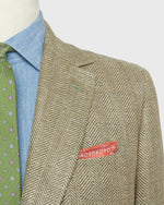 Load image into Gallery viewer, Ghost Blazer in Sage/Wheat Herringbone