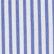 Iris Top in Blue Bengal Stripe Compact Cotton