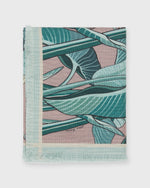 Load image into Gallery viewer, Floral Rectangular Scarf in Green/Pink