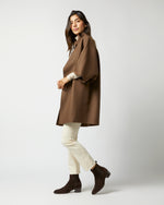 Load image into Gallery viewer, Kimono Coat in Teddy Brown