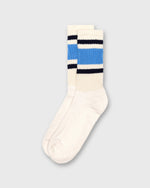 Load image into Gallery viewer, Retro Stripe Socks in Col. Blue/Navy