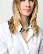 Load image into Gallery viewer, Cabana Necklace in Green Sea